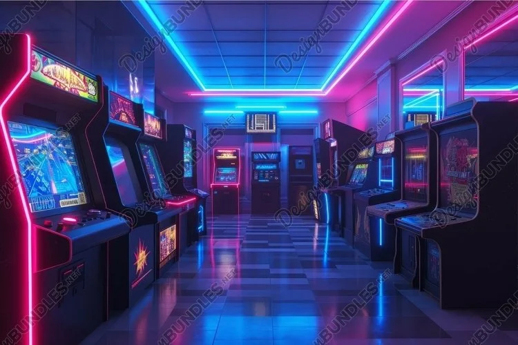 赏金女王赛博朋克游戏厅